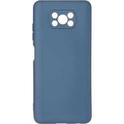 Чехол Full Soft Case for Xiaomi Poco X3/X3 Pro Dark Blue